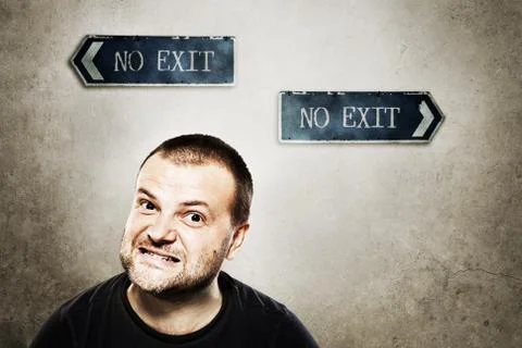 No exit Stock Photos