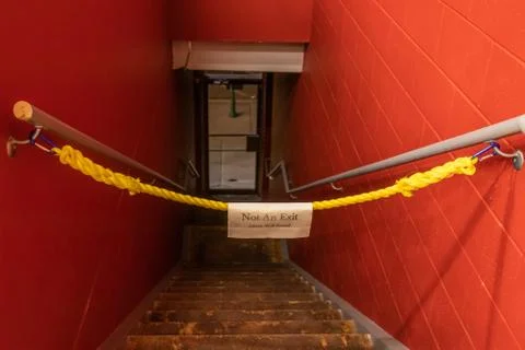 No exit stairs 写真素材