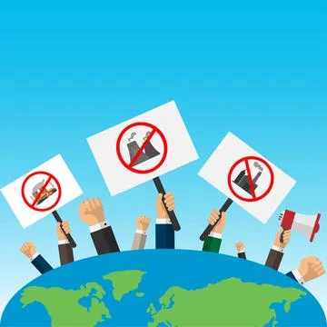 No factories allowed Stock Illustration