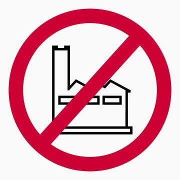 No factory icon. Stock Illustration