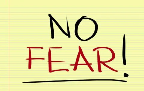 No Fear Concept Stock Illustration