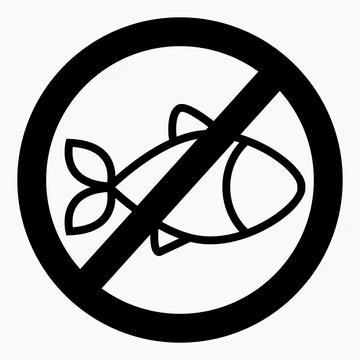 No fish. Stock Illustration