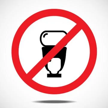 No flash Stock Illustration
