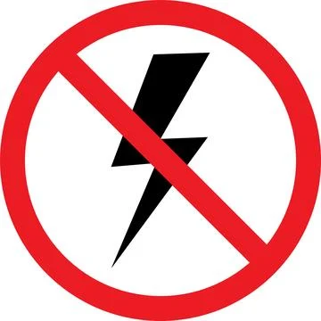 No flash sign. Stock Illustration