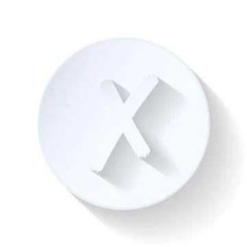 No flat icon Stock Illustration