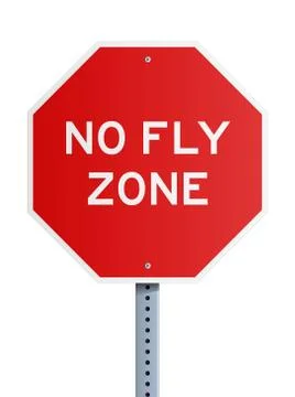 No Fly Zone Stock Illustration