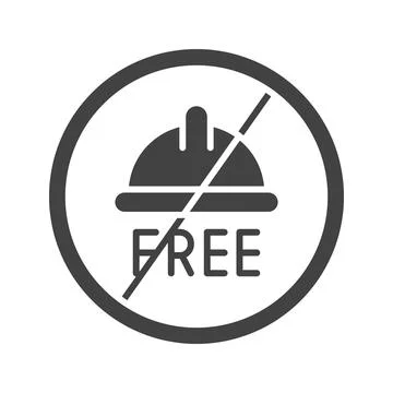 No free icon vector image. Illustrazione stock