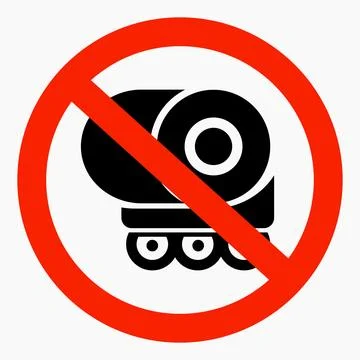 No fuel tank icon Stock Illustration
