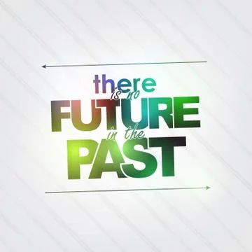 No future in the past Stock-Illustration