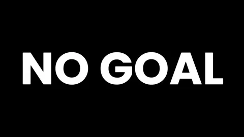NO GOAL - TEXT DISPLAY ANIMATION Stock Footage 278052607