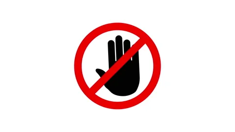 No hand sign animation. Stock Footage 168223174