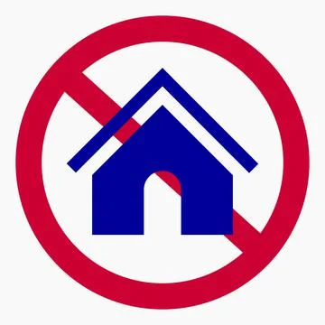 No house. Stock Illustration