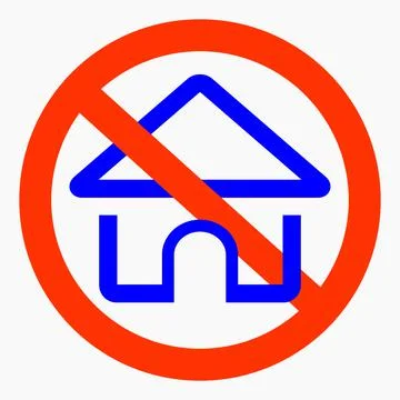 No house. Stock Illustration