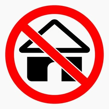 No house. Stock Illustration