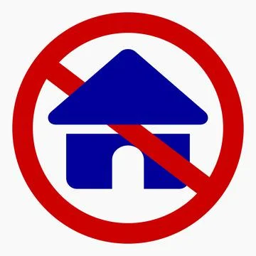 No house. Stock Illustration
