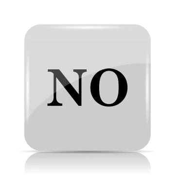 No icon. Internet button on white background.. Stock Illustration