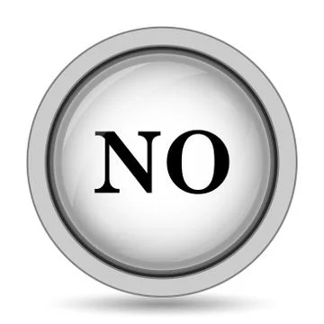 No icon. Internet button on white background.. Stock Illustration