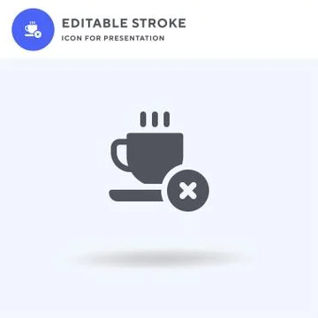 No icon vector, filled flat sign, solid pictogram isolated on white, logo イラスト素材