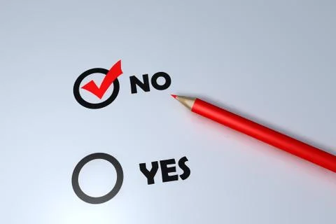 No! Stock Illustration