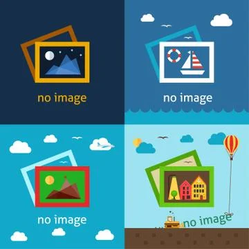 No image creative vector illustrations Stock Illustration