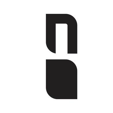 No initial letter vector logo Stock-Illustration