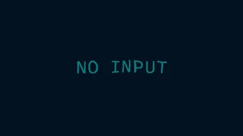 No Input Signal Lost Static Glitch Screen Loop Stock Footage 330053615
