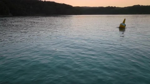 No Jet skis bouy Video stock 187371017