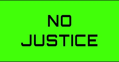 No justice text green screen, masked glitched effect. Stock Footage 132618491