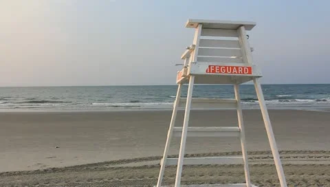 No lifeguard Stock Footage 11128778