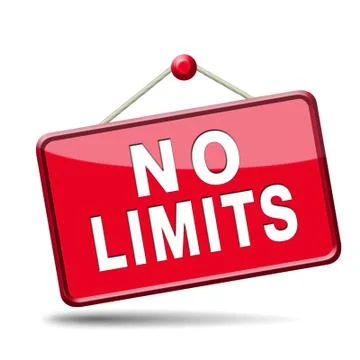 No limits Stock Illustration