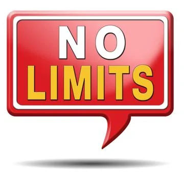 No limits Stock Illustration
