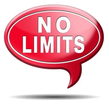 No limits Stock Illustration