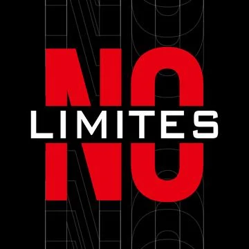 No Limits. Inspiring Workout and Fitness Gym Motivation Quote Illustration Sign Stock Illustration