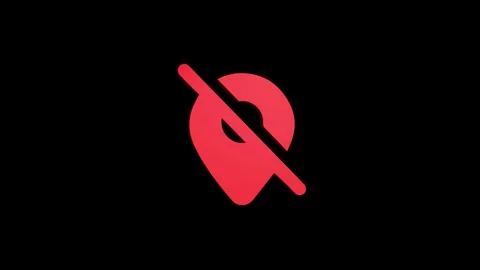 No location 3d pin map rotating animation spinning in background Stock Footage 313492448