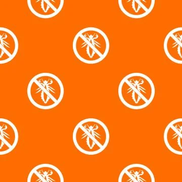 No louse sign pattern seamless Stock Illustration