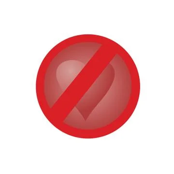 No love Stock Illustration