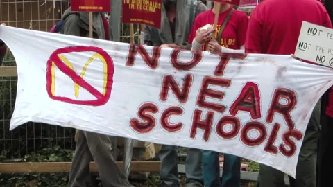 No McDonalds in Tecoma (Australia) Protests (2013) - Raw Footage #7 Stock Footage 160152519