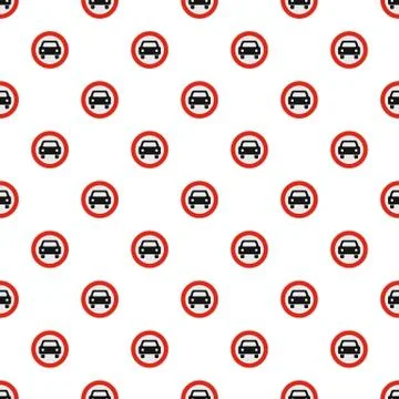 No mechanical vehicle pattern seamless Illustrazione stock