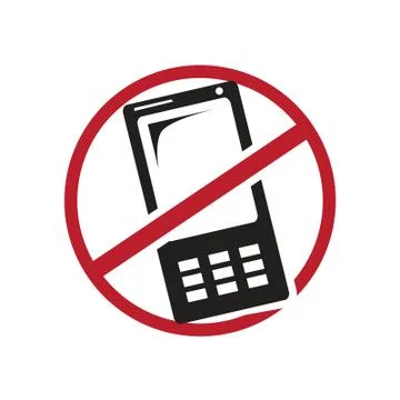 No mobile icon Stock Illustration