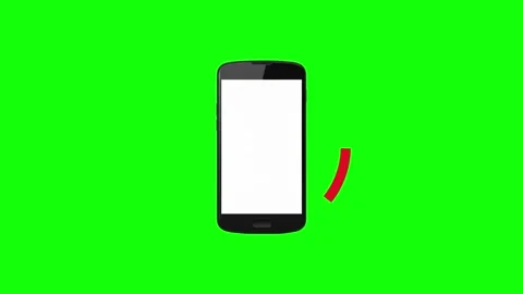 No Mobile phone warning sign animation Stock Footage 330456006