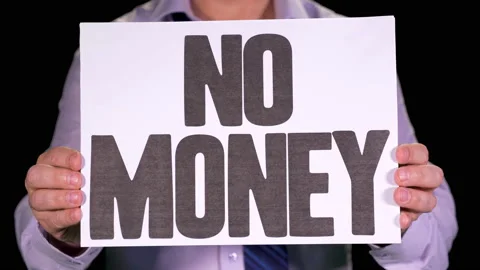 No Money Stock Footage 163459403