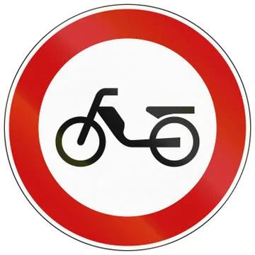 No Mopeds Illustrazione stock
