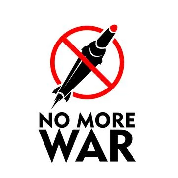 No more war Stock Illustration