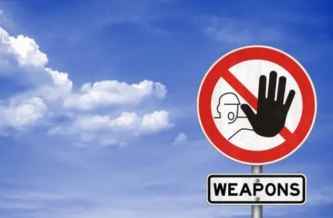 No more Weapons Stock Illustration