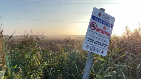 No Motorcycles sign Stock-Footage 283300910