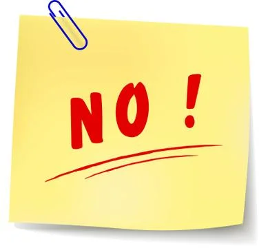 No note Stock Illustration