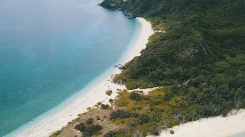 No One Beach Side Stock Footage 120726083