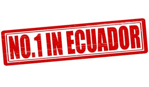 No one in Ecuador Illustrazione stock