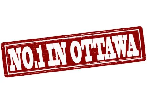No one in Ottawa Stock Illustration