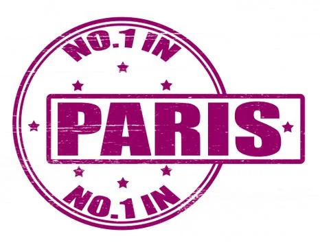 No one in Paris Stock-Illustration